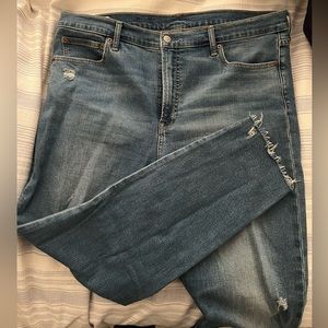 Gap Cigarette High Rise Jean Size 34 / 18